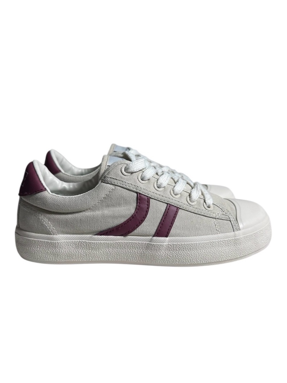 Coolway White and Maroon Icon One Sneakers